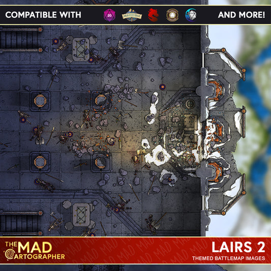 Lairs 2 - Map Image Pack