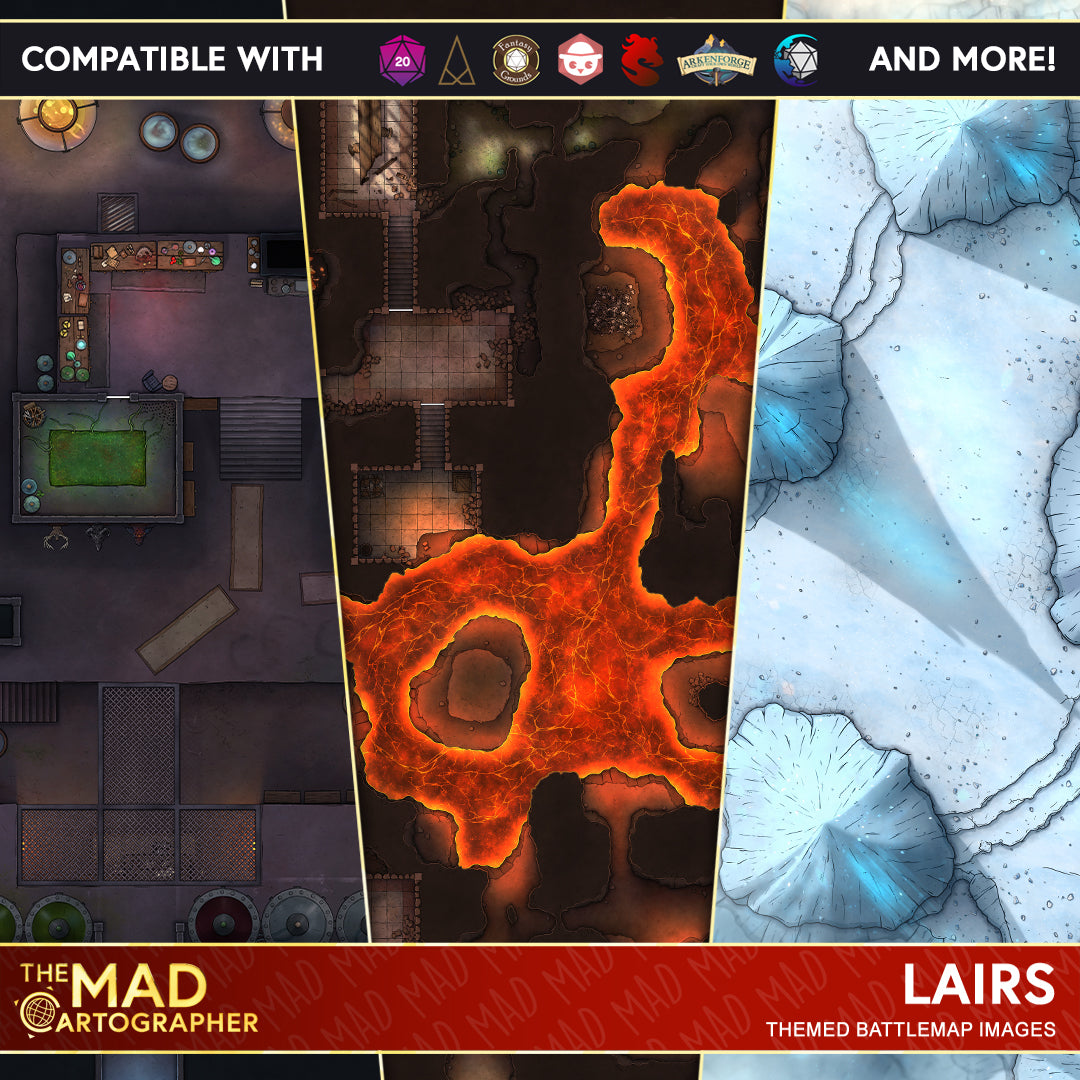 Lairs - Map Image Pack