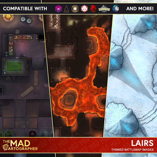Lairs - Map Image Pack