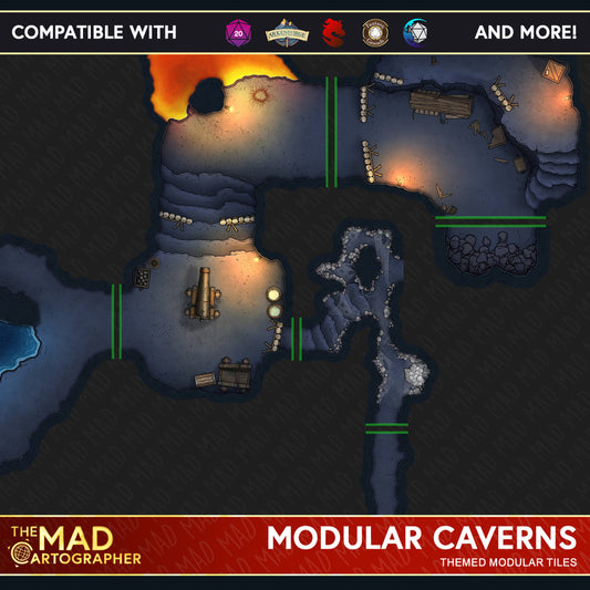 Modular Caverns - Map Image Pack