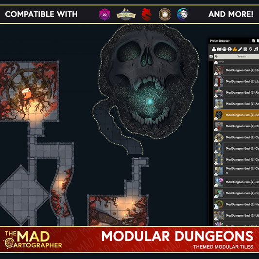 Modular Dungeons - Map Image Pack