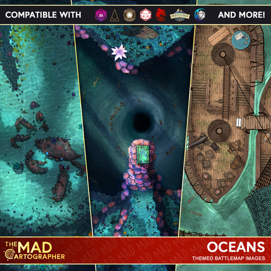 Oceans - Map Image Pack