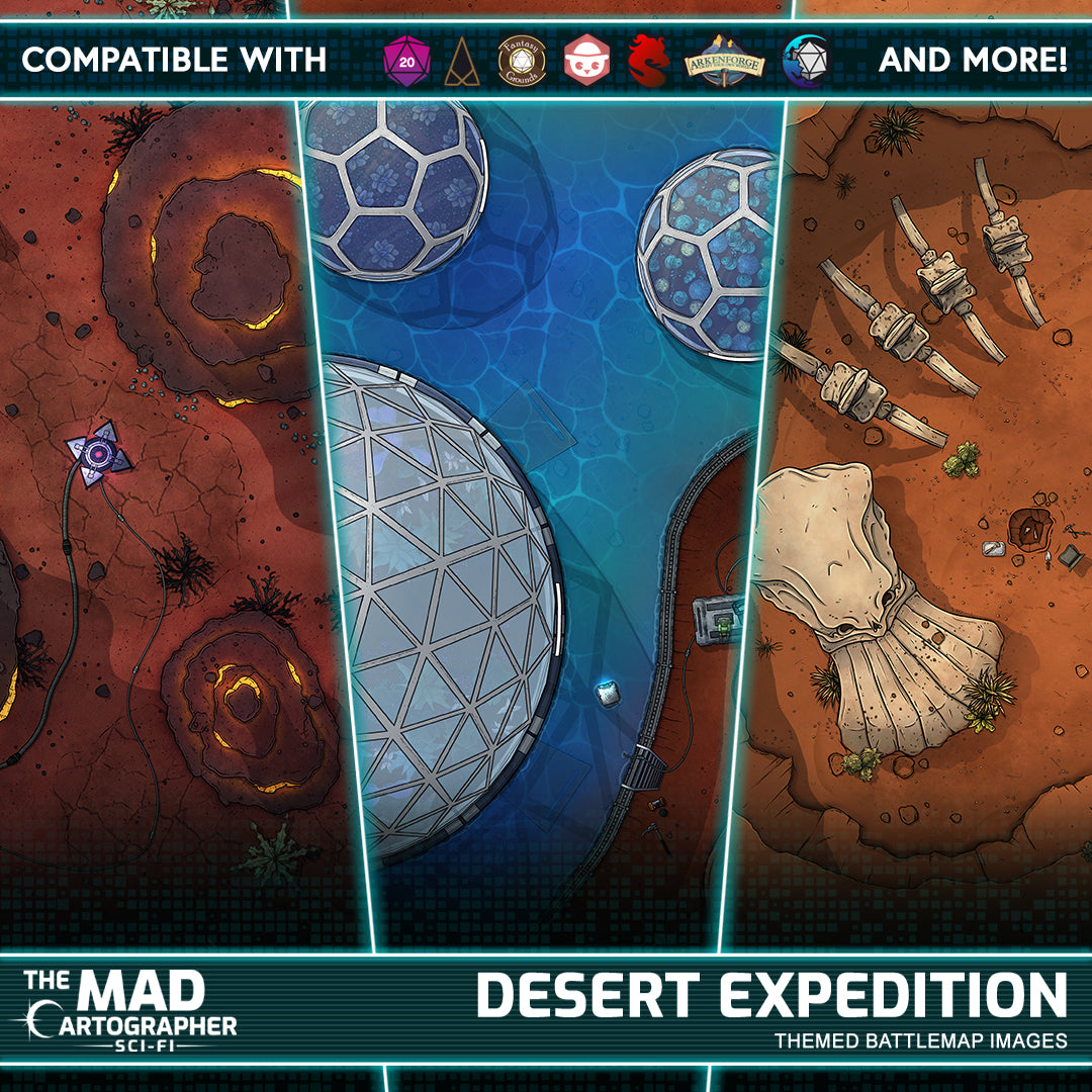 Desert Expedition Map Image Pack