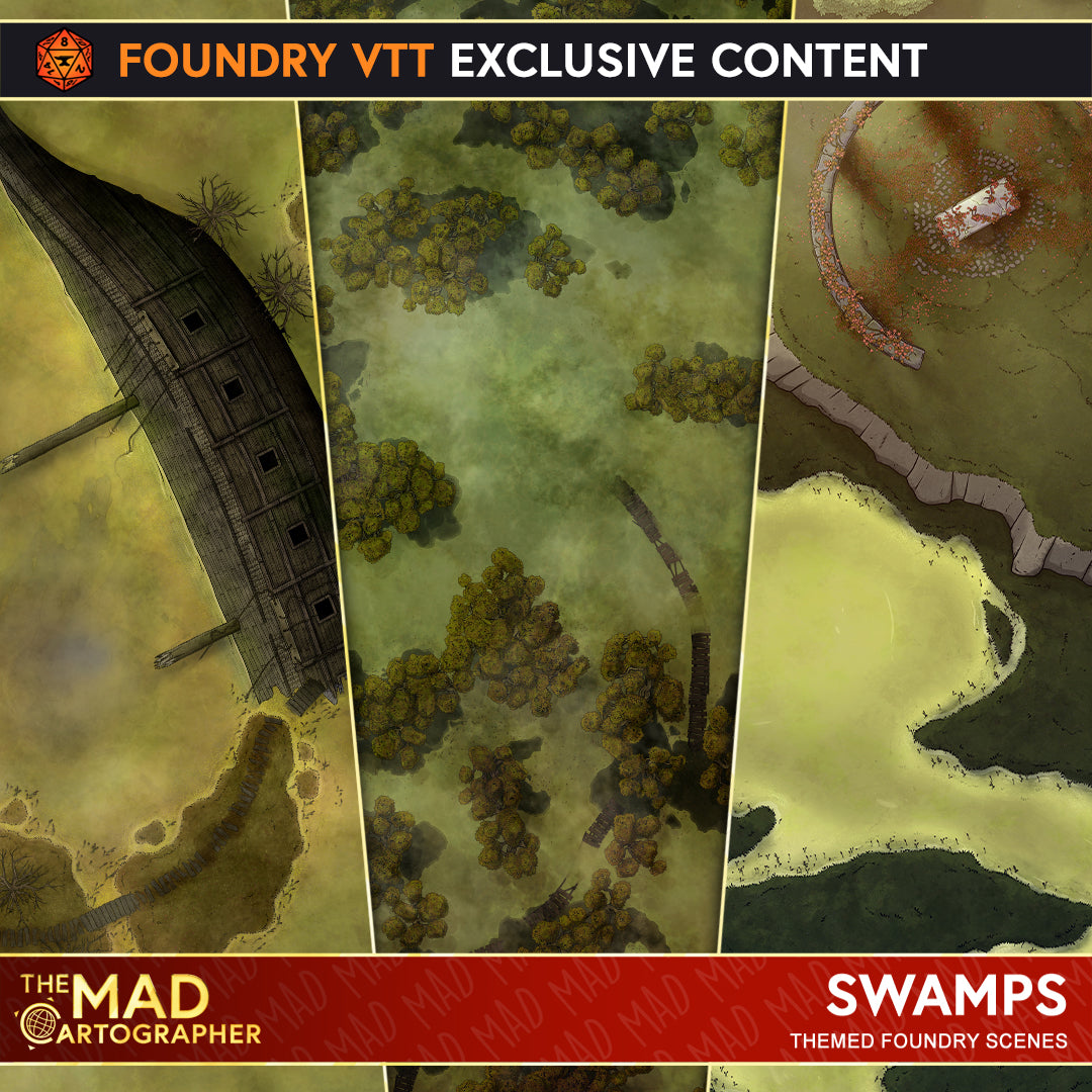 Swamps - Map Image Pack