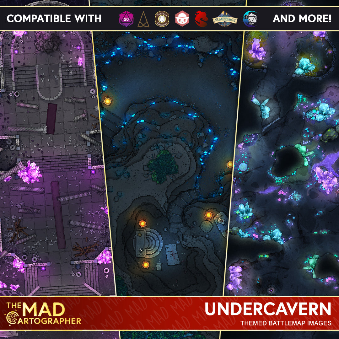 Undercaverns - Map Image Pack
