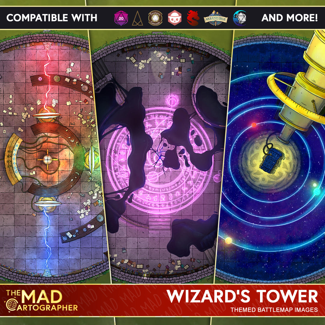 Wizard's Tower - Map Image Pack – The MAD Network