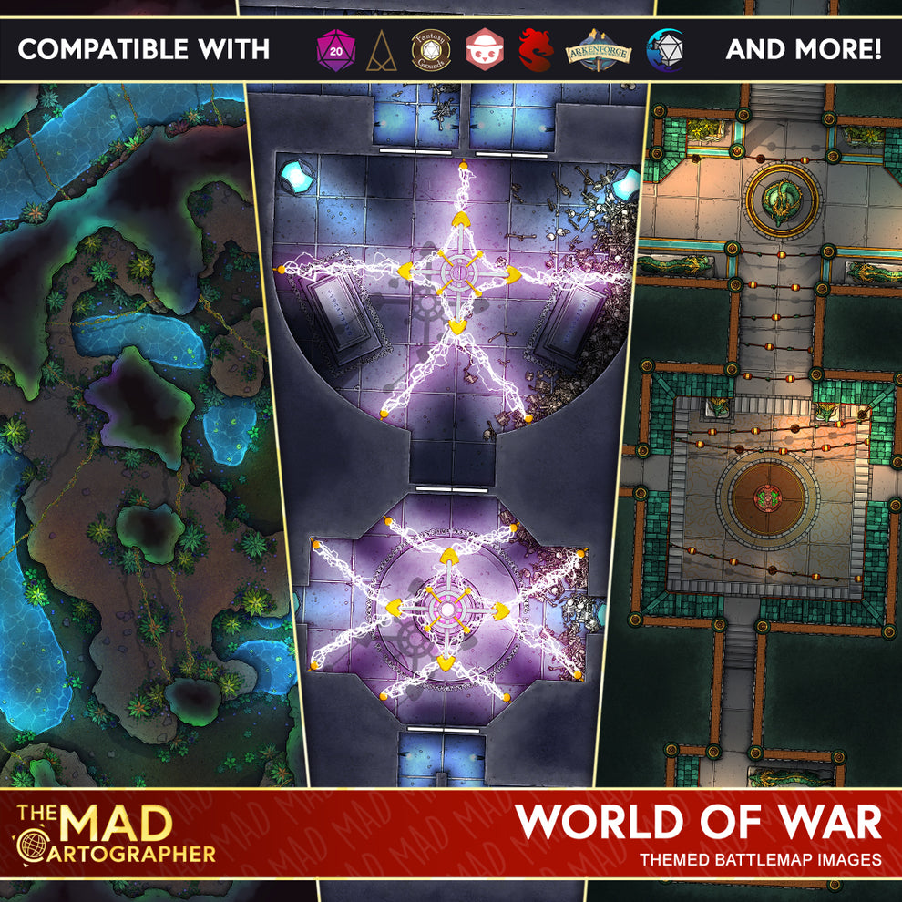 World of War - Map Image Pack – The MAD Network